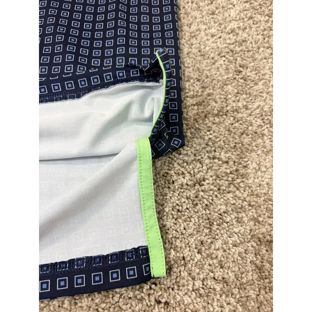 RLX Ralph Lauren Polo Mens XL Compass All Over Print Performance Stretch Golf